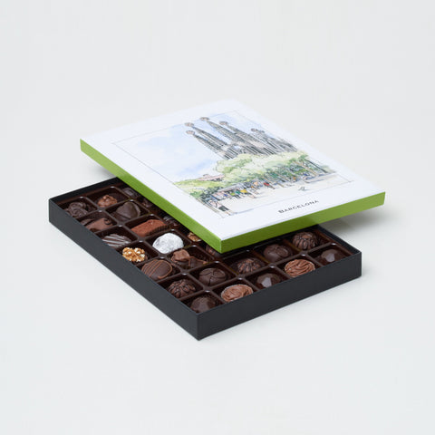 Assorted of chocolates box Barcelona